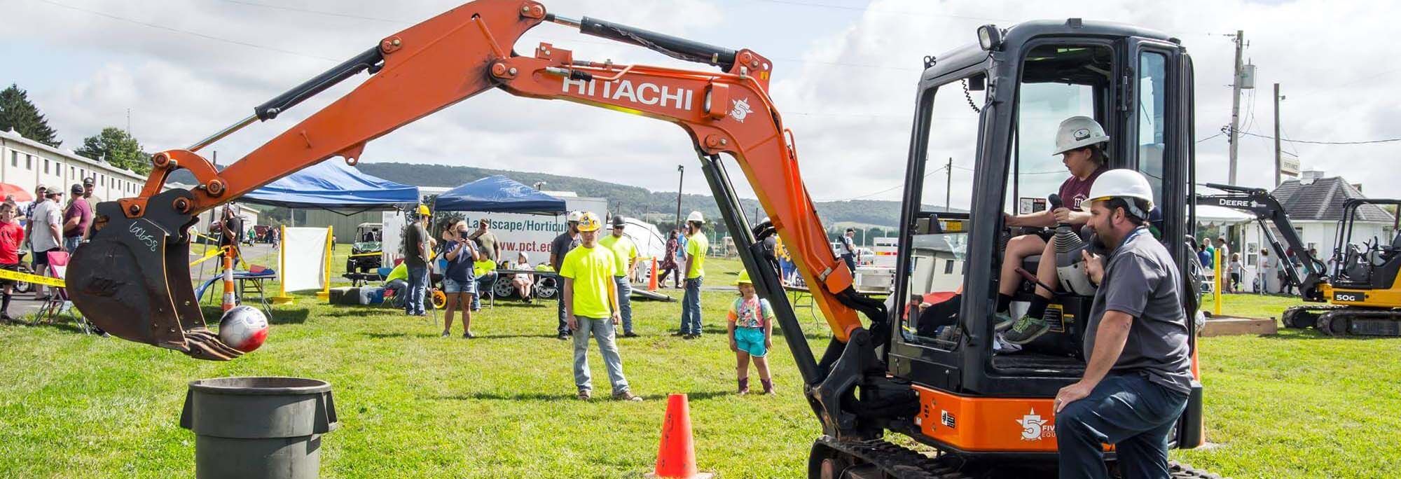 backhoe soccer